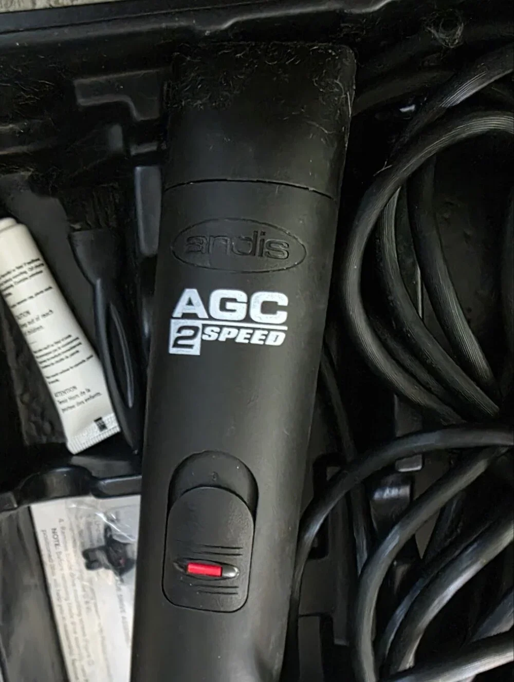 Andis AGC2 Detachable Blade Dog Grooming Clippers with Extras